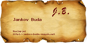 Jankov Buda névjegykártya